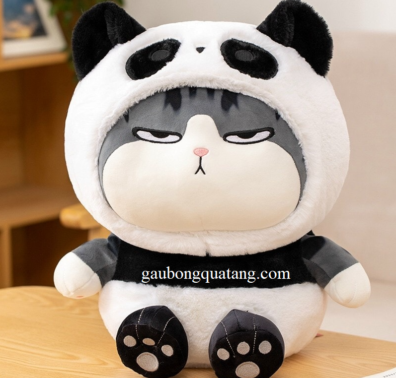 Gối Ôm Mèo Hoàng Thượng Cosplay Panda.